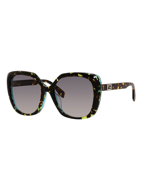 fendi cube square universal-fit sunglasses|Fendi unisex sunglasses.